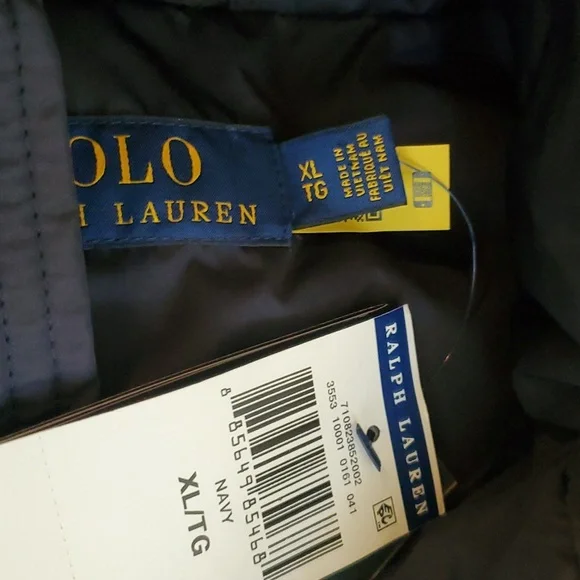 Polo by Ralph Lauren Blue Faux Fur Trim Parka. - Picture 3 of 9